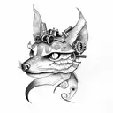 steampunk tattoo design idea