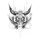 steampunk tattoo design idea