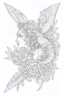 Jane boulay tattoo design idea