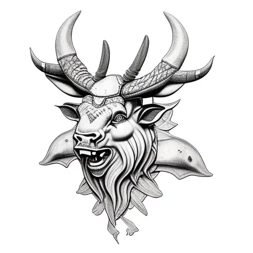 minotaur tattoo design idea