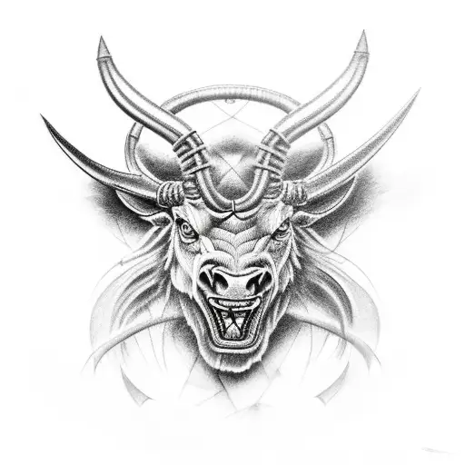minotaur tattoo design idea