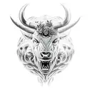 minotaur tattoo design idea