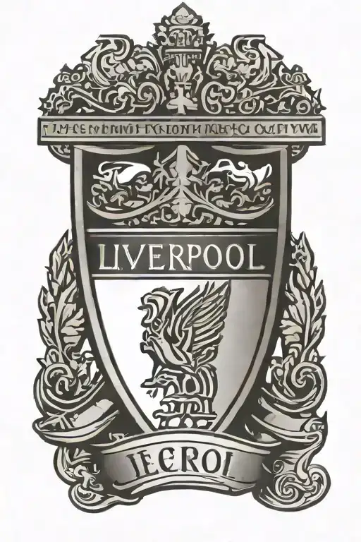 liverpool football club logo tattoo design idea