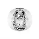 car rear view mirror covered in warning tape tattoo design idea