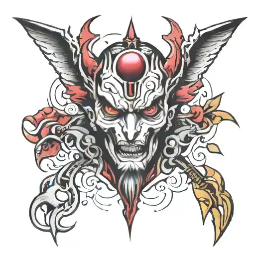 lunatic Guy tattoo design idea