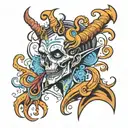 lunatic Guy tattoo design idea