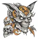 lunatic Guy tattoo design idea