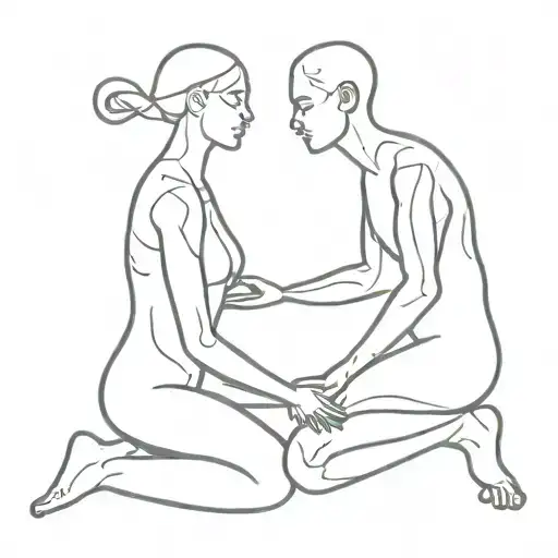  the conflict between emotions and logic. tattoo design idea