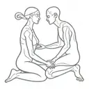  the conflict between emotions and logic. tattoo design idea