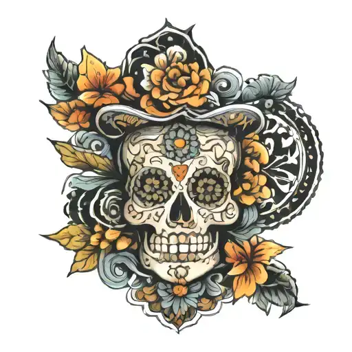 michoacan, cute, detailed, medium size tattoo design idea