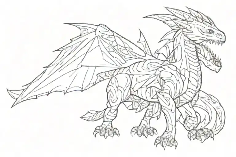 how to train your dragon tattoo design idea
