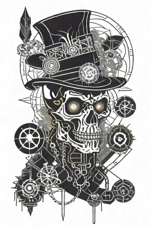Baron Samedi + voodoo tattoo design idea