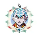 avatar aang tattoo design idea