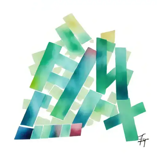 F M W Scrabble tiles  tattoo design idea