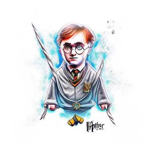 Harry Potter tattoo design idea