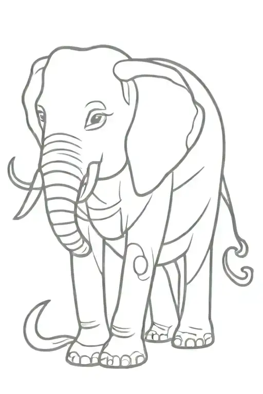 jonathan adler elephant tattoo design idea
