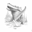 Leviathan tattoo design idea