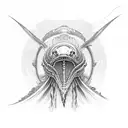 Leviathan tattoo design idea