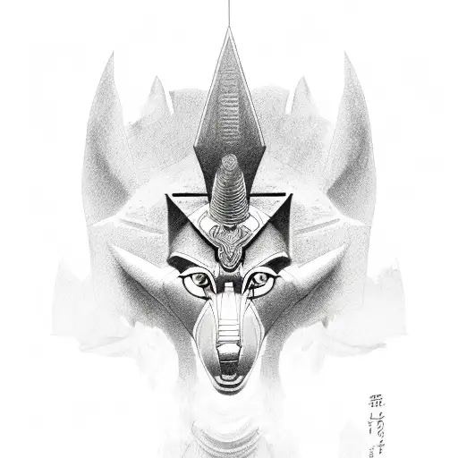 Anubis tattoo design idea