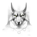 Anubis tattoo design idea