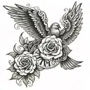 8/13 with Keep On Loving You by REO Speedwagon  tattoo design idea