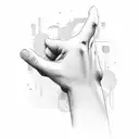 pinky promise with the thumbs touching tattoo design idea