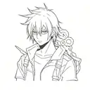 yoru from chainsaw man tattoo design idea