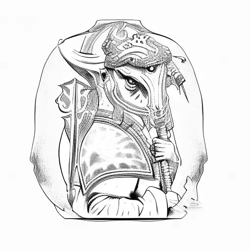 Saint George tattoo design idea