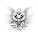 crane tattoo design idea