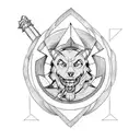 Percy Jackson  tattoo design idea