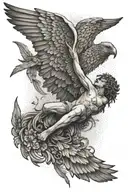 icarus tattoo design idea