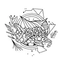 tattoo related to mental health and anxiety tattoo design idea