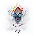 darkclaw hades rubies and diamonds tattoo design idea