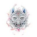 Foo Dog tattoo design idea