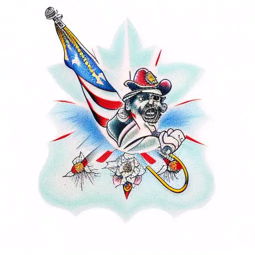 Sherrif 3rd shift tattoo design idea