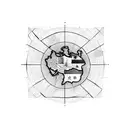 A map of the Dominican Republic and Spain intertwined with each other tattoo design idea