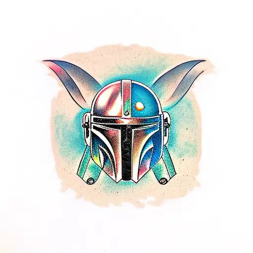 Mandalorian  tattoo design idea