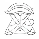 There are two dots under the eye of Horus and a scale symbolizing equality below that. tattoo design idea