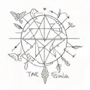 one more hour  tame impala tattoo design idea