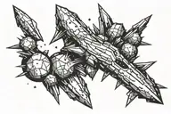 meteor tattoo design idea