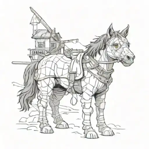 Arya tattoo design idea