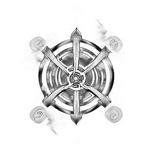 biohazard tattoo design idea