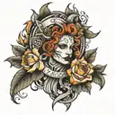 About gaining self-confidence Changes in life and career Improving financial situation tattoo design idea