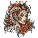 About gaining self-confidence Changes in life and career Improving financial situation tattoo design idea