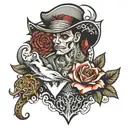 About gaining self-confidence Changes in life and career Improving financial situation tattoo design idea