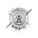 Combine the iconic Parc des Princes stadium with the Eiffel Tower in a unique and abstract design. tattoo design idea