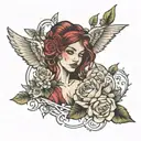 couple tattoo tattoo design idea