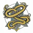 black mamba mentality tattoo design idea