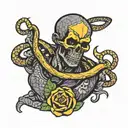 black mamba mentality tattoo design idea