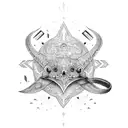 skate tattoo design idea